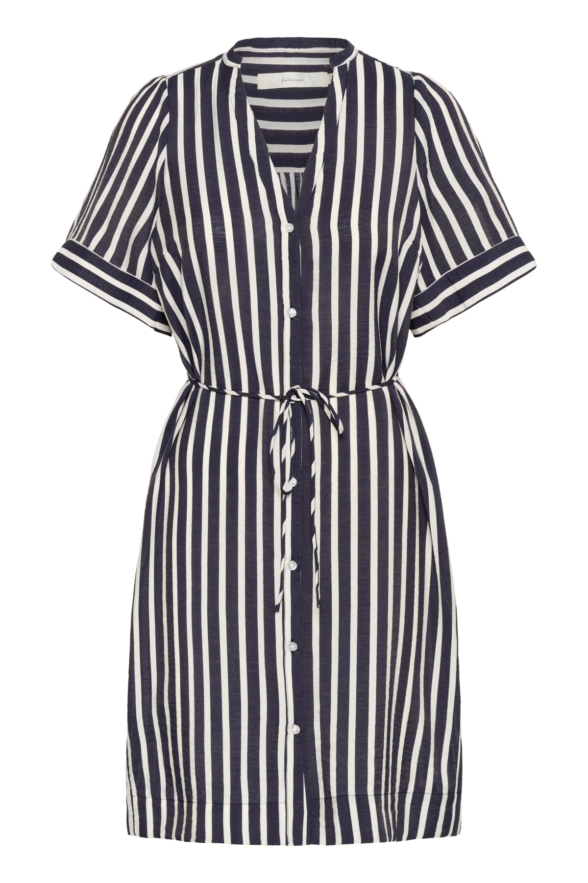 KilloIW Dress Marine Blue Stripe - 30110560