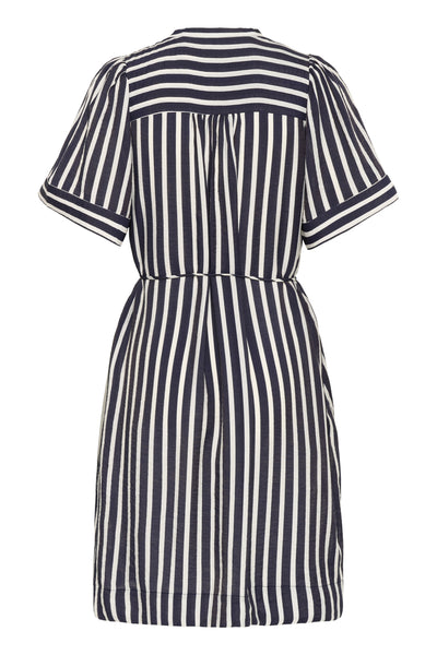 KilloIW Dress Marine Blue Stripe - 30110560 Thumbnail