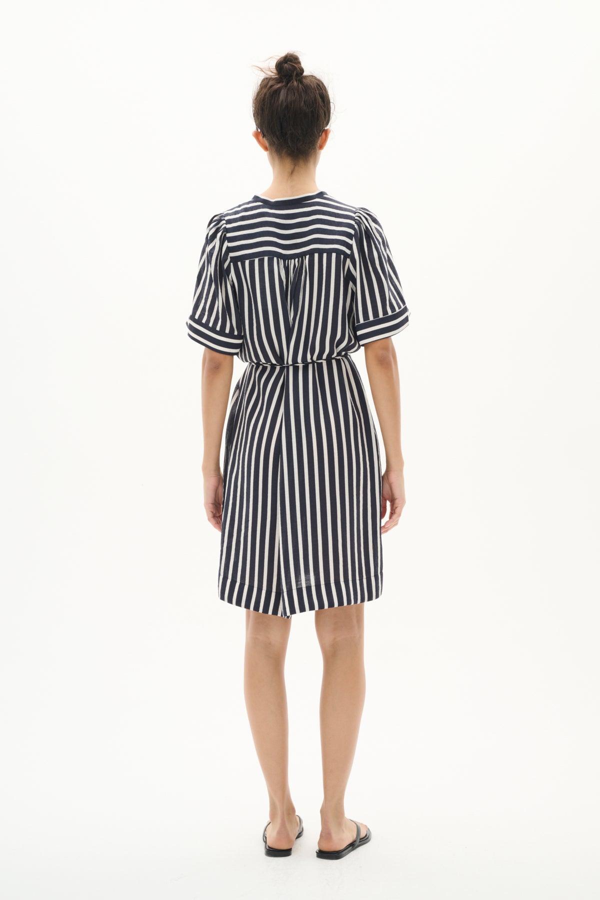 KilloIW Dress Marine Blue Stripe - 30110560