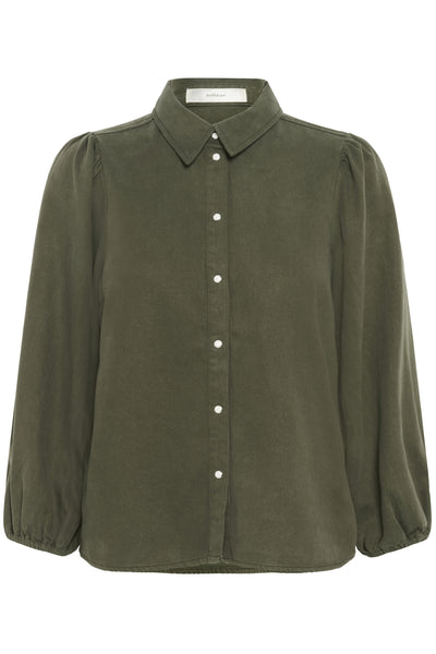 BallariIW Shirt Dusty Olive - 30110564 Thumbnail