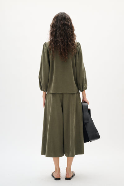 BallariIW Shirt Dusty Olive - 30110564 Thumbnail