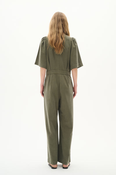 BallariIW Jumpsuit Dusty Olive - 30110565 Thumbnail
