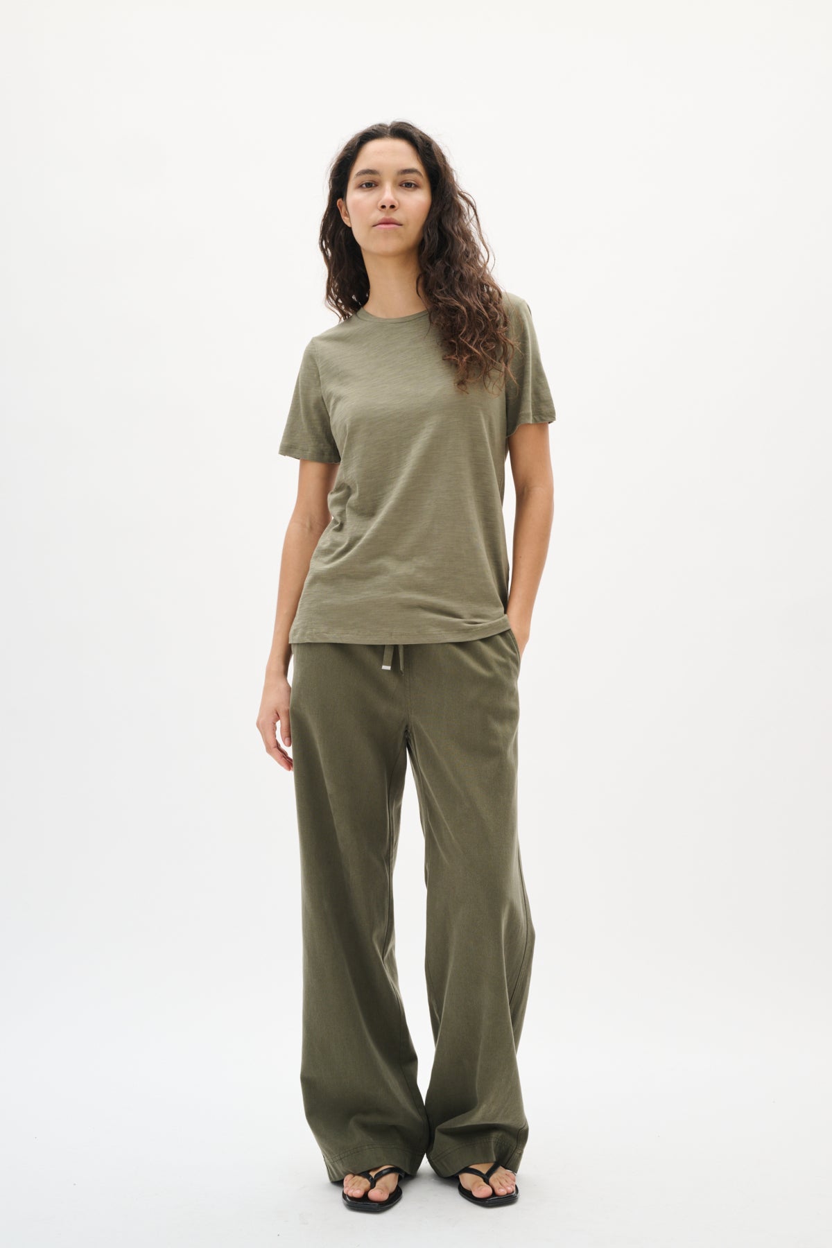BallariIW Pants Dusty Olive - 30110567