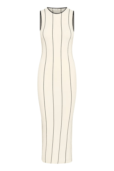 SaiaIW Dress Whisper White / Black - 30110573 Thumbnail