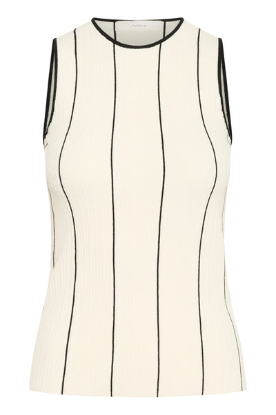 SaiaIW Tank Whisper White / Black - 30110574 Thumbnail