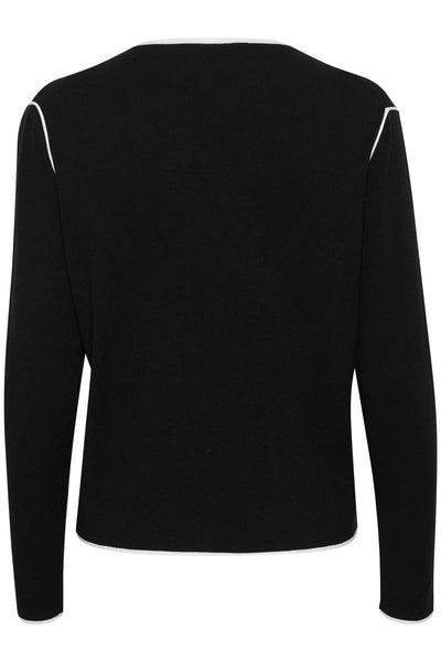 SaccoIW Cardigan Black - 30110580 Thumbnail