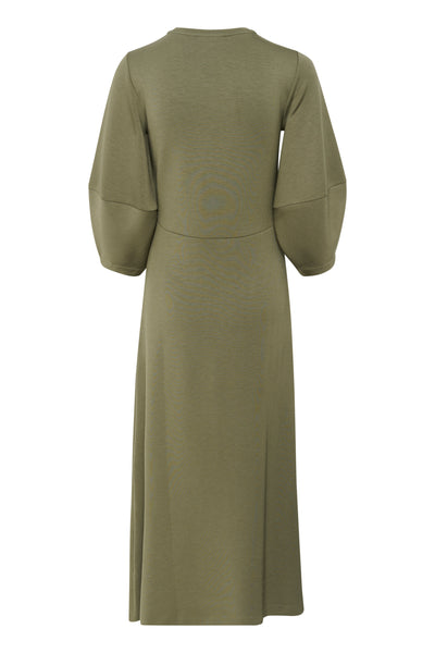 PariIW Vincent Dress Dusty Olive - 30110590 Thumbnail