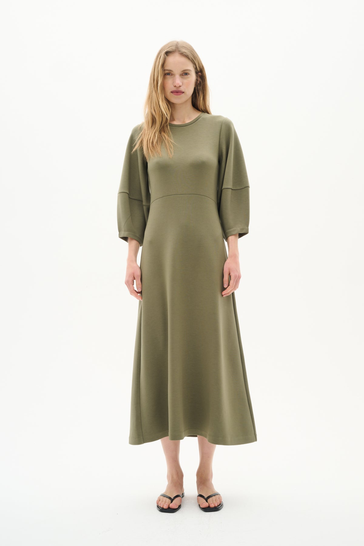 PariIW Vincent Dress Dusty Olive - 30110590