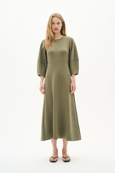 PariIW Vincent Dress Dusty Olive - 30110590 Thumbnail