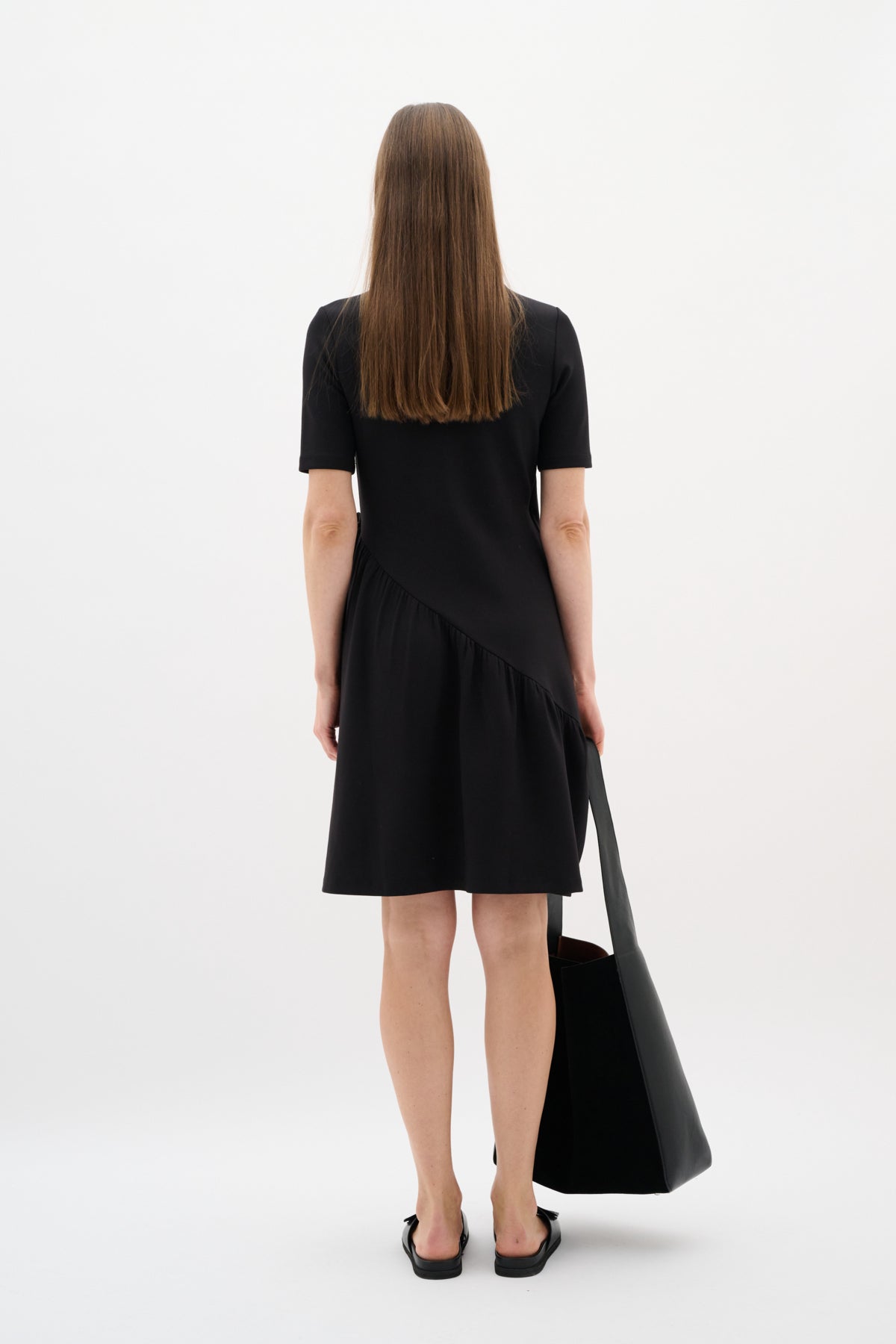 PariIW Vincent Wrap Dress Black - 30110591