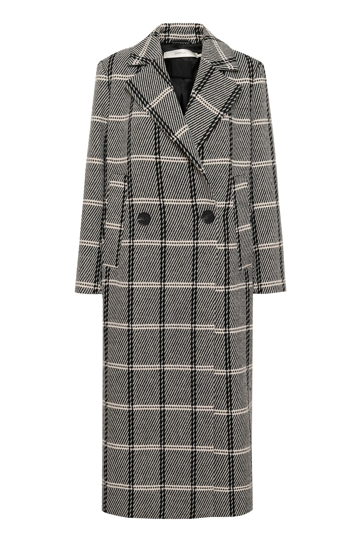 YaniaIW Long Coat Black / White - 30110607
