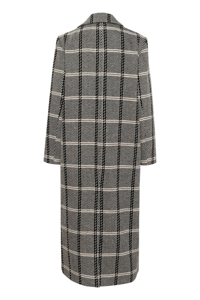 YaniaIW Long Coat Black / White - 30110607 Thumbnail