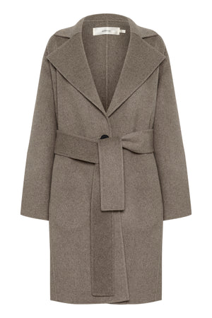 YillaIW Coat Sandy Grey Melange - 30110609