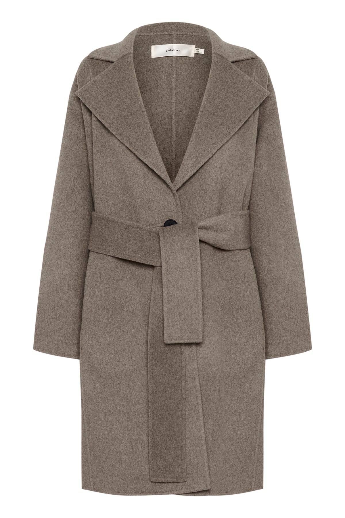 YillaIW Coat Sandy Grey Melange - 30110609