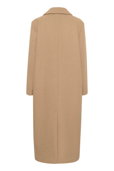 YunahIW Long Coat Tobacco Brown - 30110610 Thumbnail