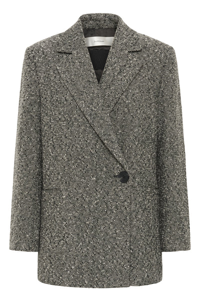 YashaIW Blazer Coat Black / White - 30110612 Thumbnail