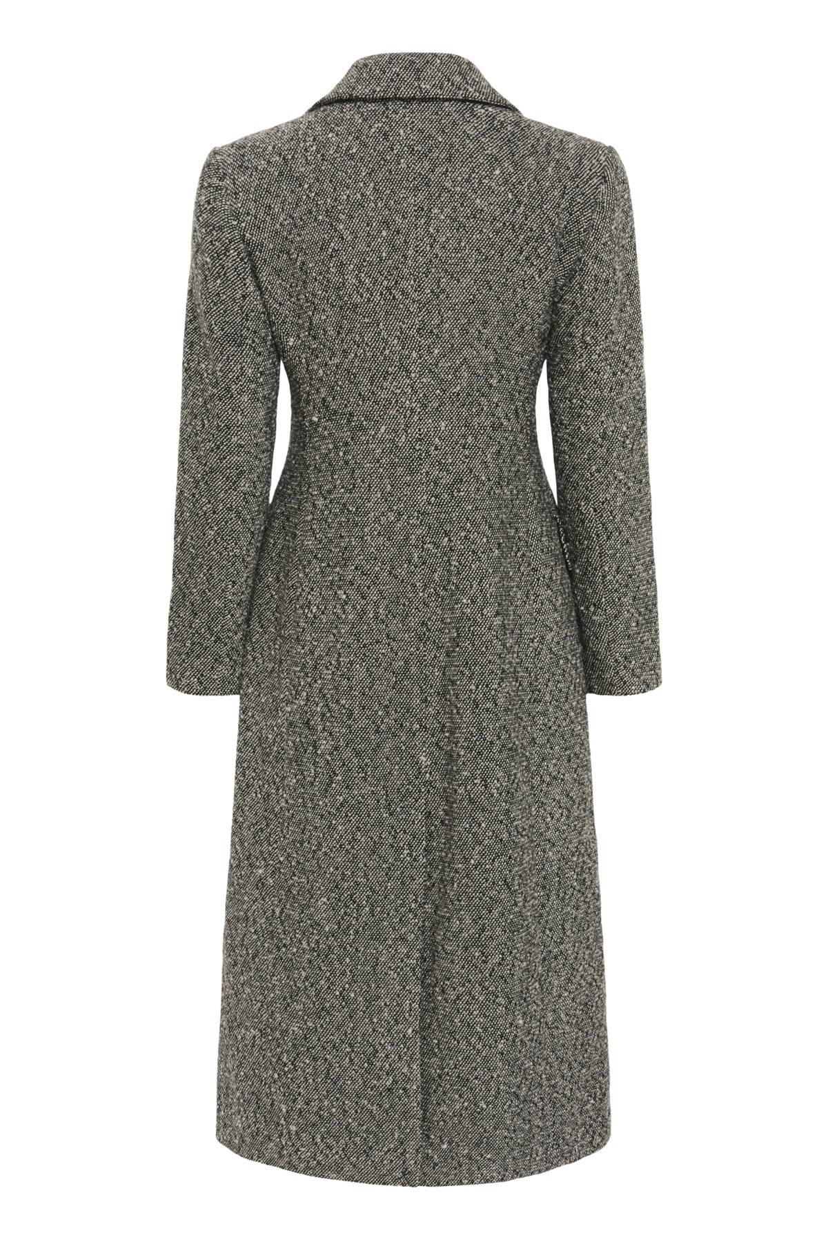YashaIW Lapel Coat Black / White - 30110613