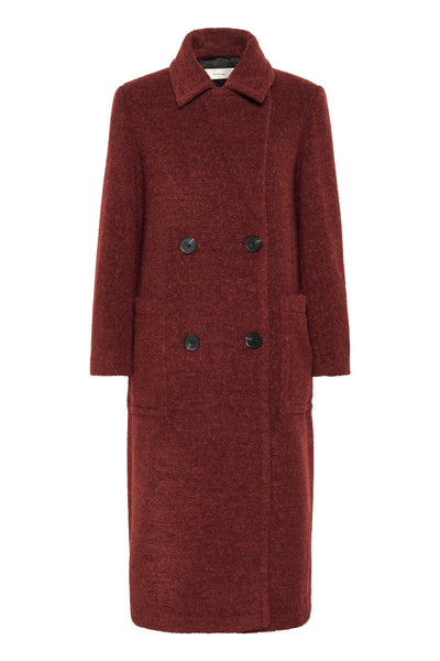 YumIW DB Coat Syrah Melange - 30110615 Thumbnail