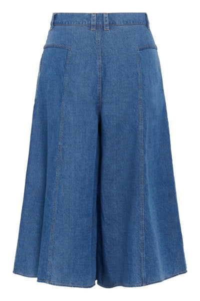 BallarizIW Culotte Blue Denim - 30110628 Thumbnail