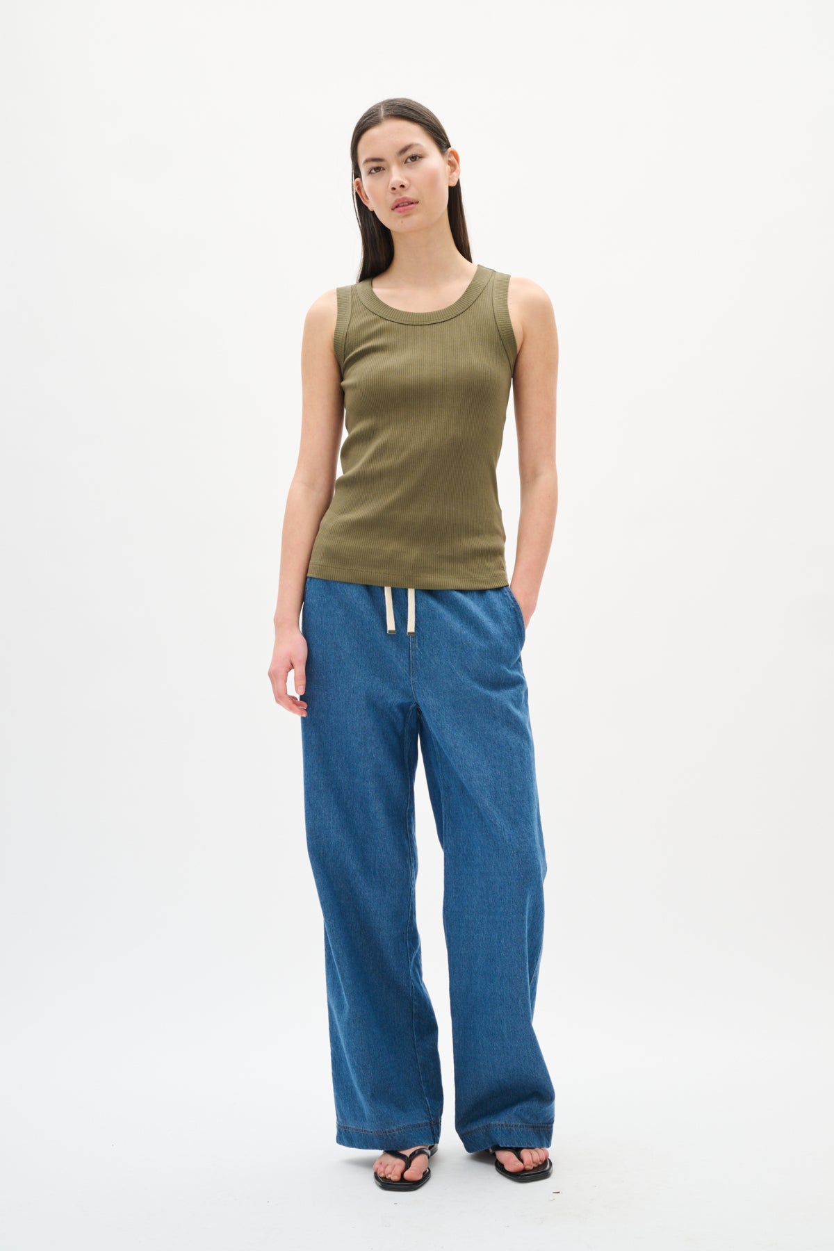 BallarizIW Pants Blue Denim - 30110629