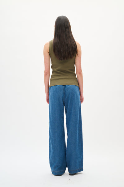 BallarizIW Pants Blue Denim - 30110629 Thumbnail