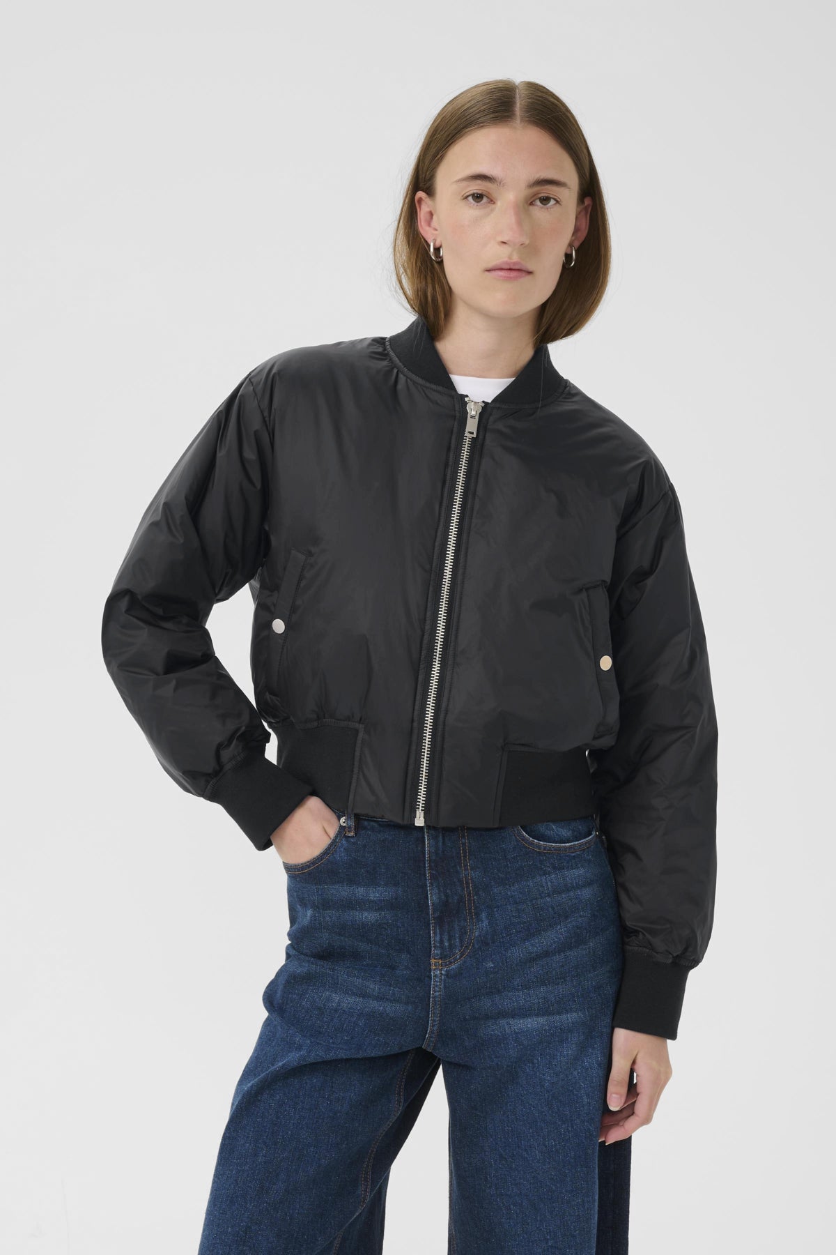 KialinnIW Cropped Jacket Black - 30110657