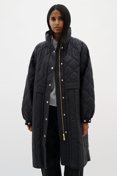 KarmelIW Coat Black - 30110660 Thumbnail