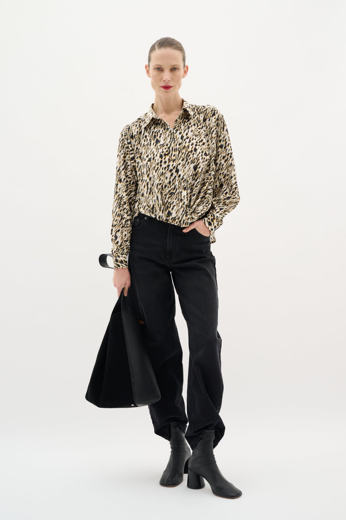 KinleyIW Printed Shirt Strokey Small - 30110688