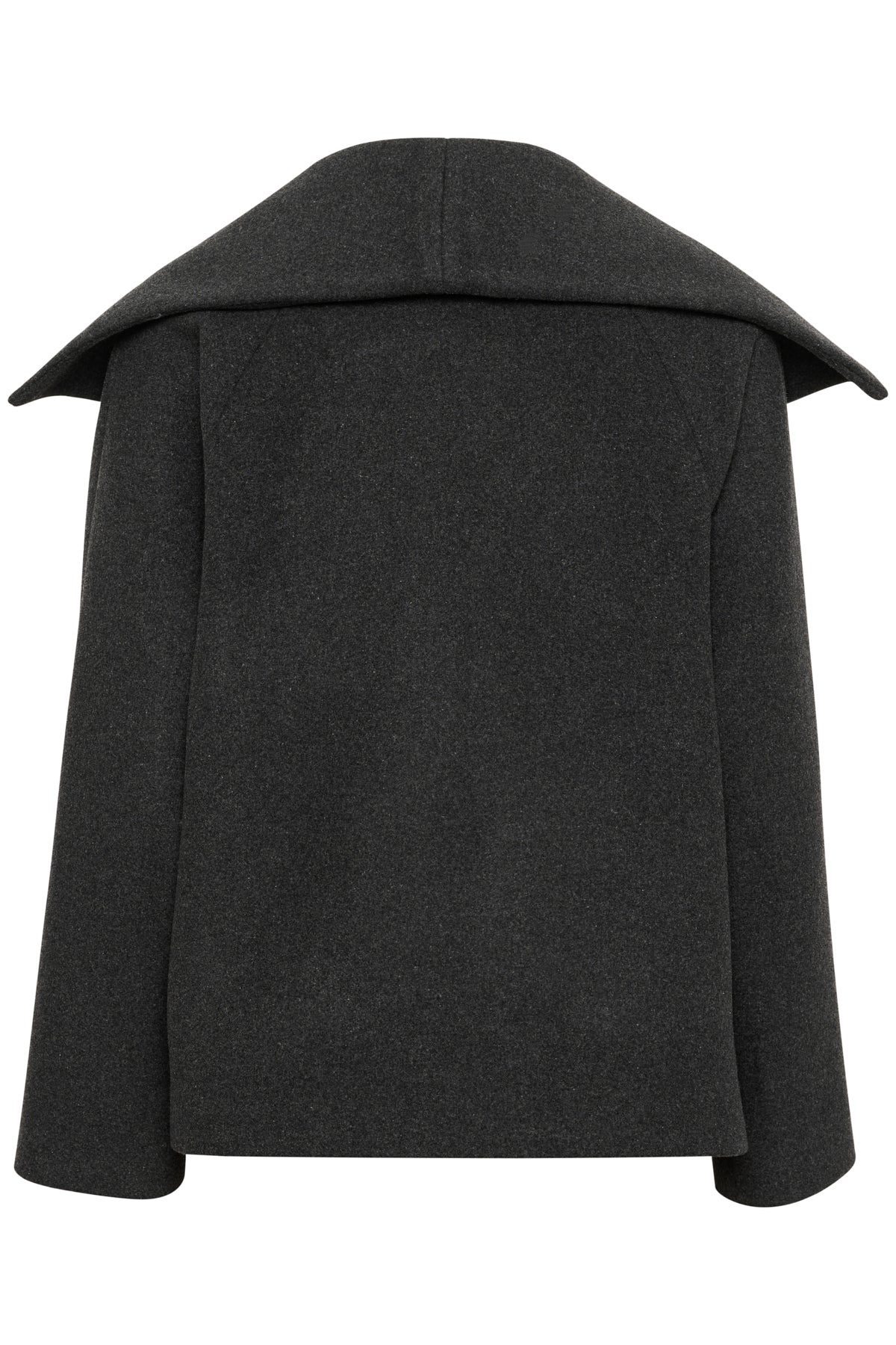 PerryIW Short Coat R Dark grey melange - 30110807