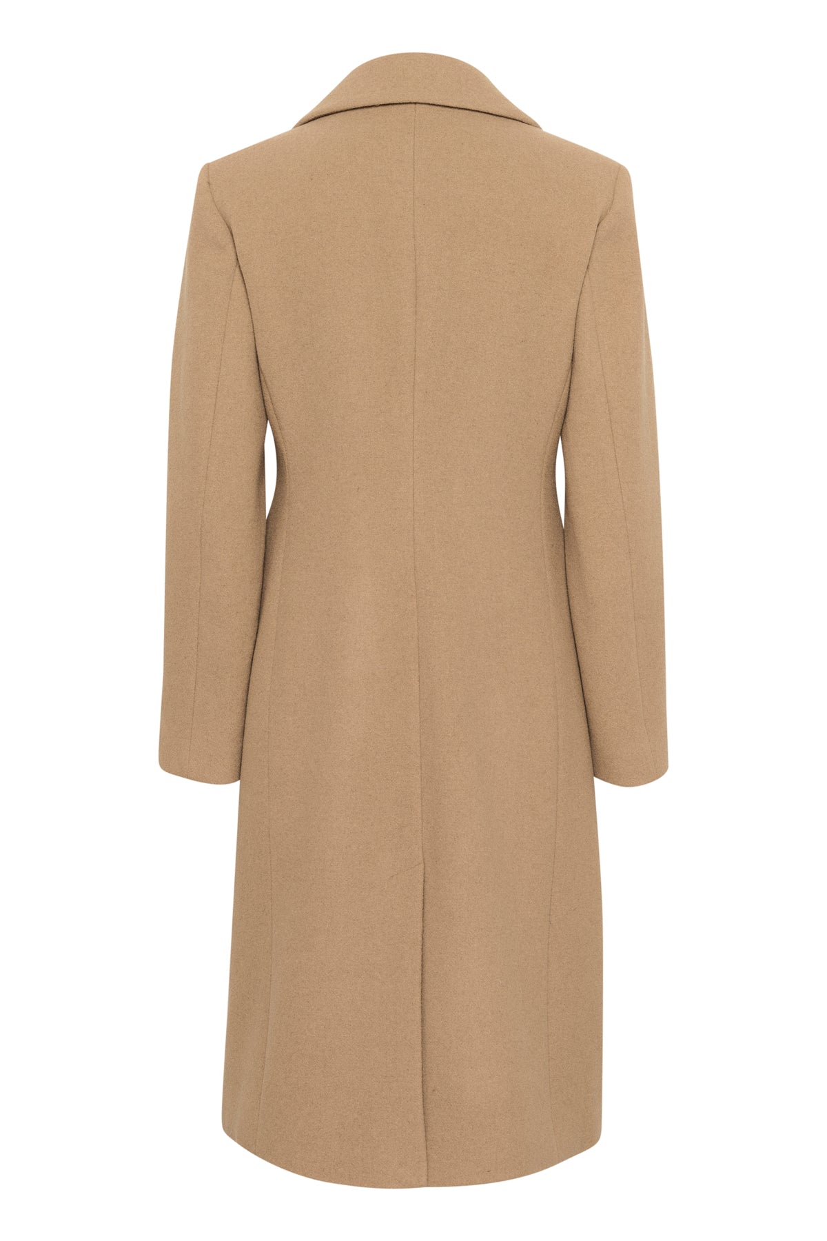 ThoraIW Lapel Coat R Tobacco Brown - 30110808