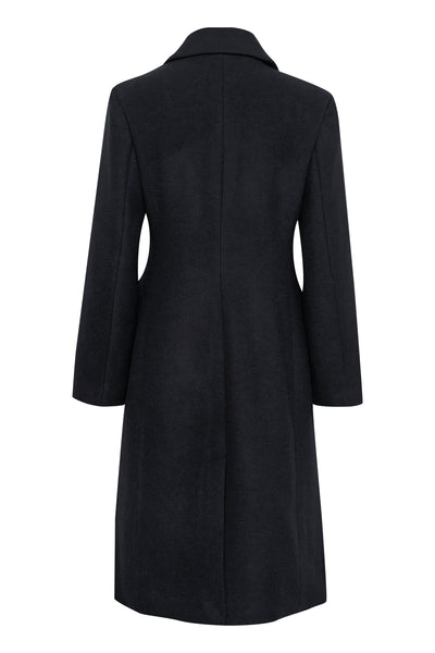 ThoraIW Lapel Coat R Marine Blue - 30110808 Thumbnail