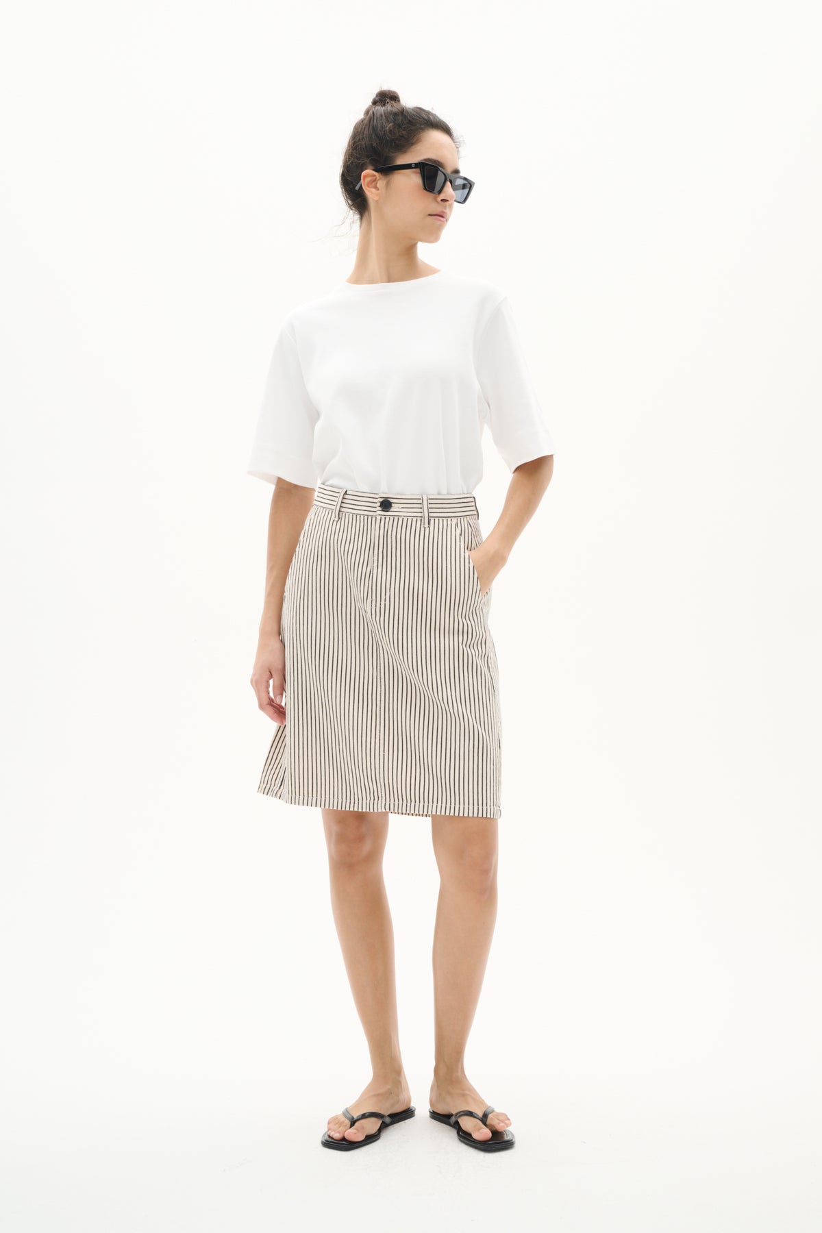 BaiIW Skirt Ecru/Black - 30110813