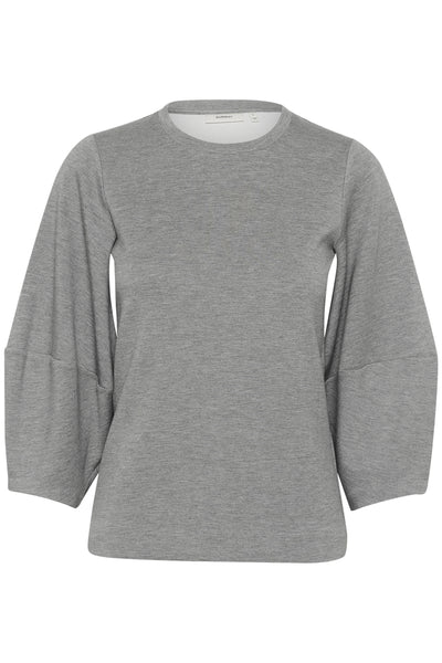 PariIW Vincent Top Melange Medium Grey Melange - 30110828 Thumbnail