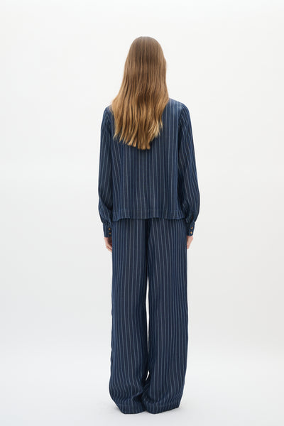 NadieIW Pullon Pant Dark Blue Denim - 30110845 Thumbnail