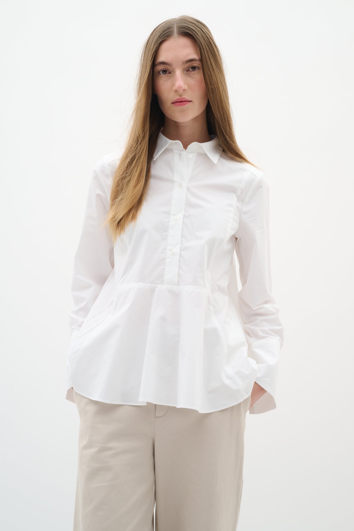 AtlasIW Fitted Shirt Pure white - 30110886