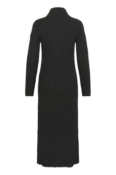 GiaIW Dress Dark grey melange - 30110924 Thumbnail