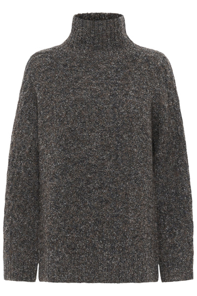 GraiaIW Pullover Sandy Grey Melange - 30110925 Thumbnail