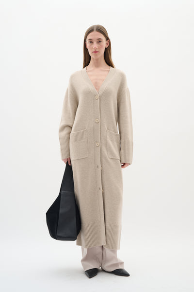 GeaIW Kaxy Cardigan Haze Melange - 30110926 Thumbnail