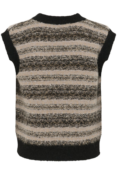 GilliaIW Vest Mix Colour Fairisle - 30110929 Thumbnail