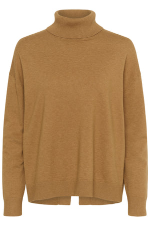 GleaIW Kellsie Turtleneck Tobacco Brown - 30110934