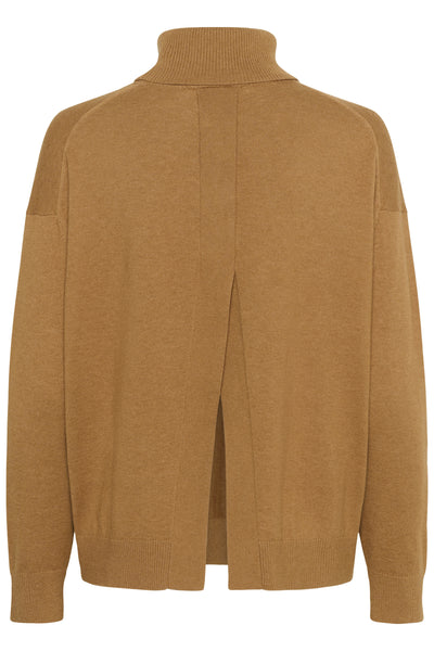 GleaIW Kellsie Turtleneck Tobacco Brown - 30110934 Thumbnail