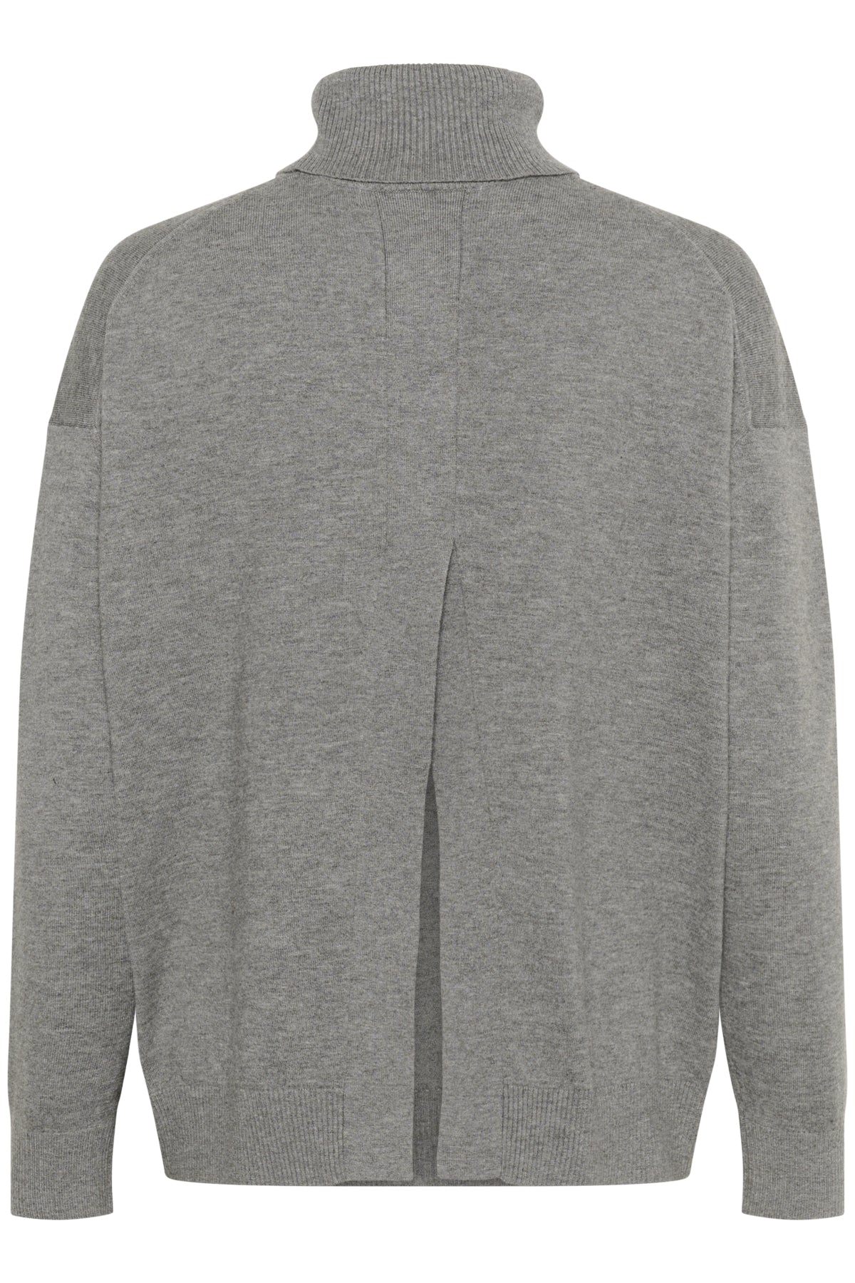 GleaIW Kellsie Turtleneck Medium Grey Melange - 30110934