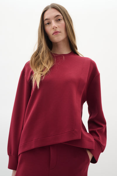 GidaIW Vincent Sweatshirt Cabernet - 30110946 Thumbnail