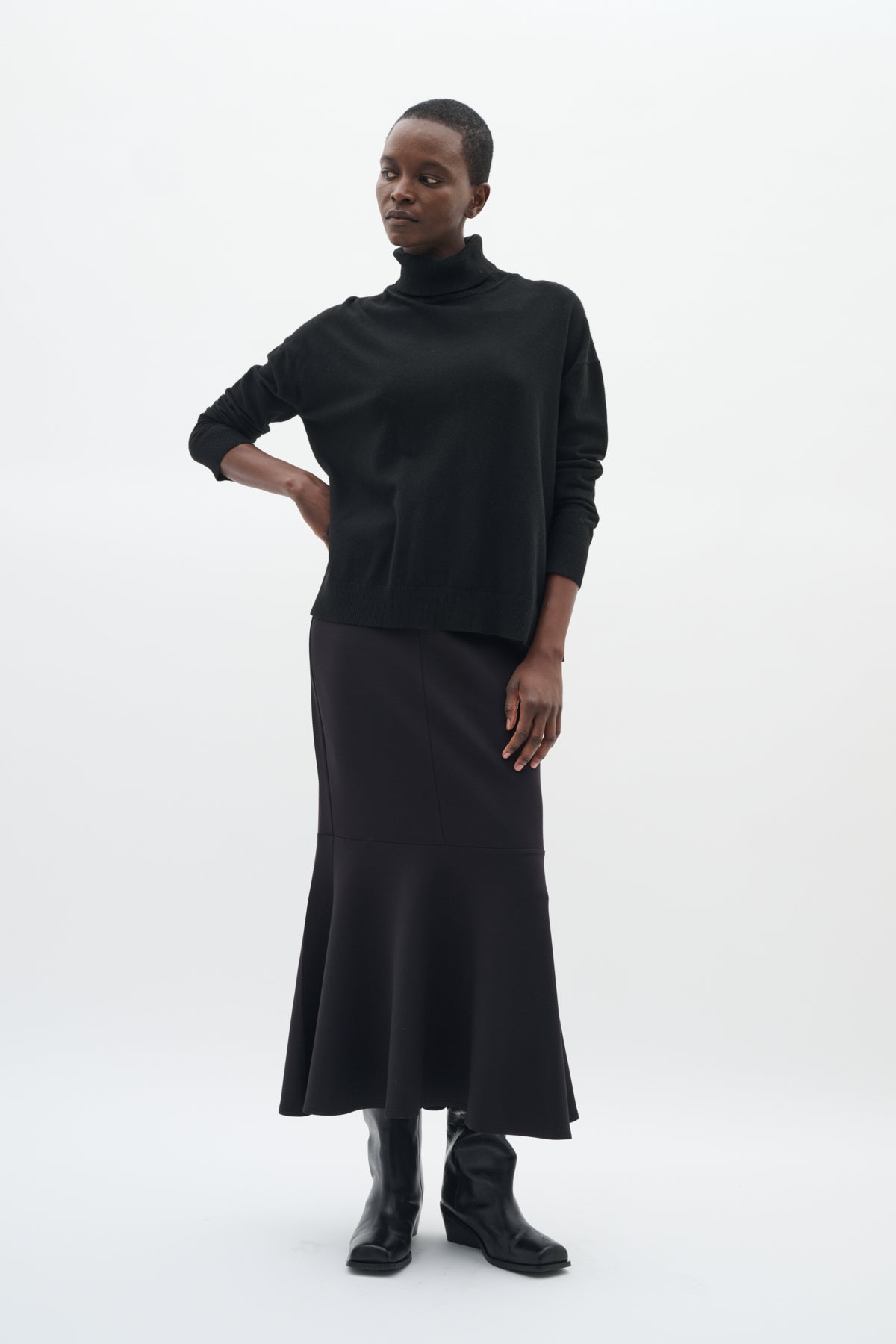 GidaIW Vincent Skirt Black - 30110947