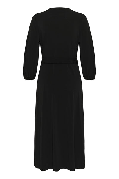 GaldriaIW Wrap Dress Black - 30110952 Thumbnail