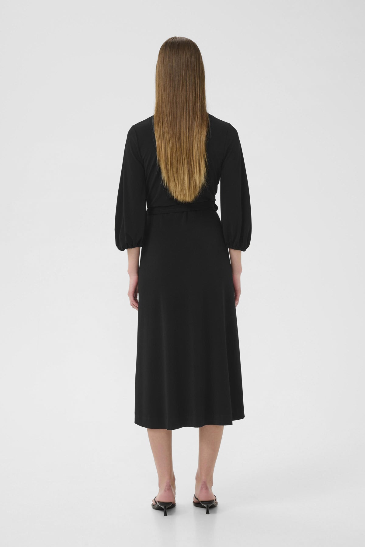 GaldriaIW Wrap Dress Black - 30110952
