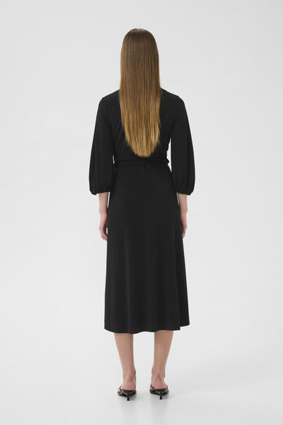 GaldriaIW Wrap Dress Black - 30110952 Thumbnail