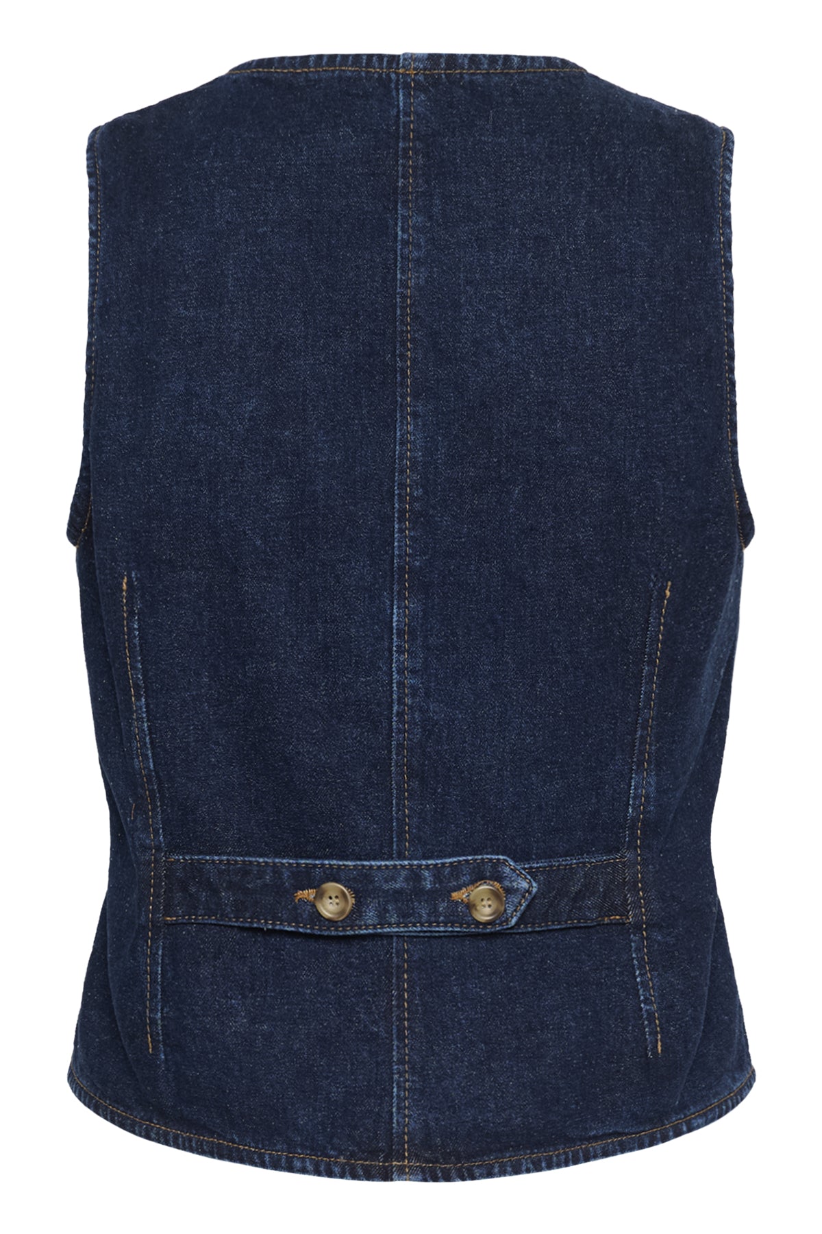 NanaIW Waistcoat Dark Wash Denim