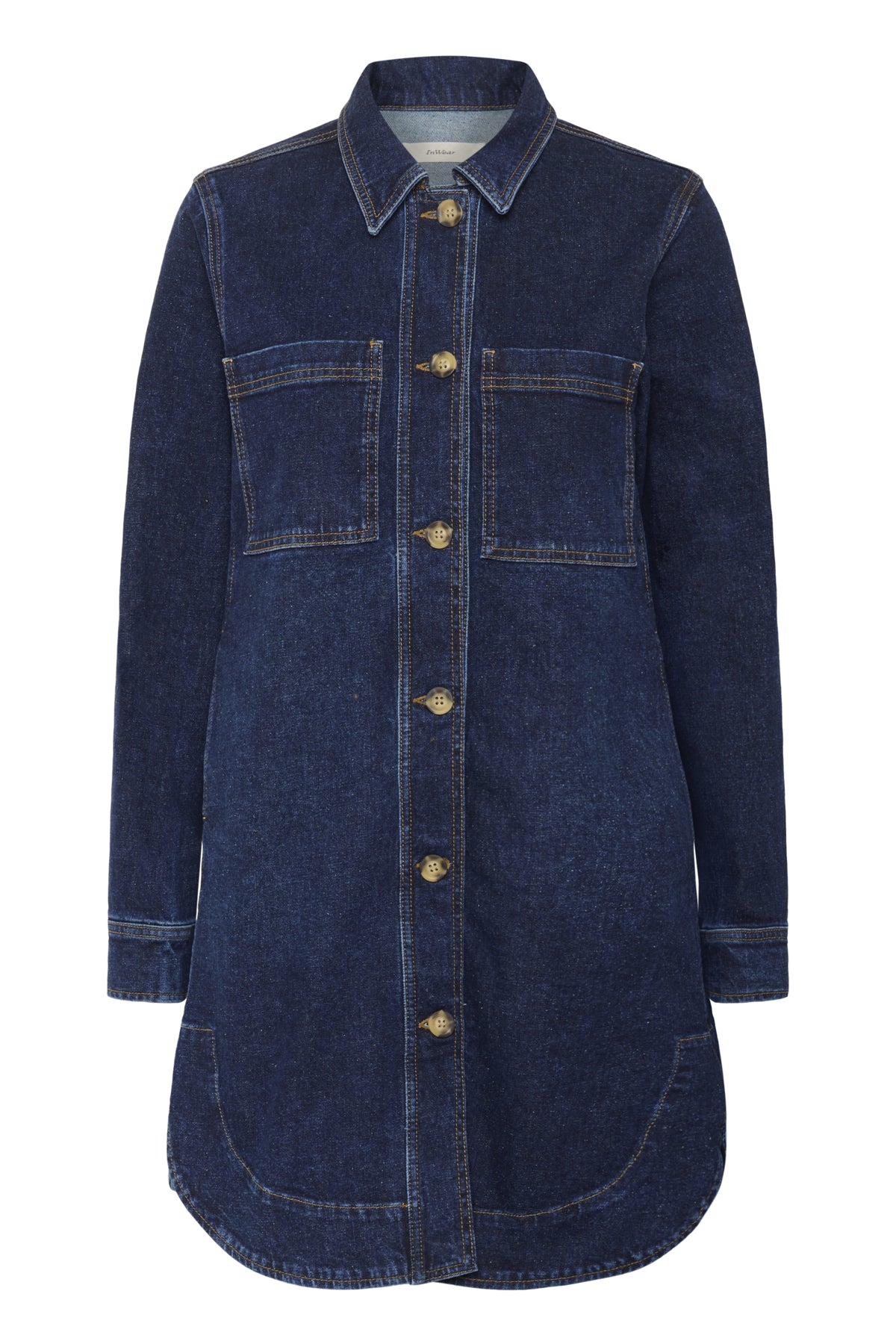 NanaIW Denim Dress Dark Wash Denim - 30110969