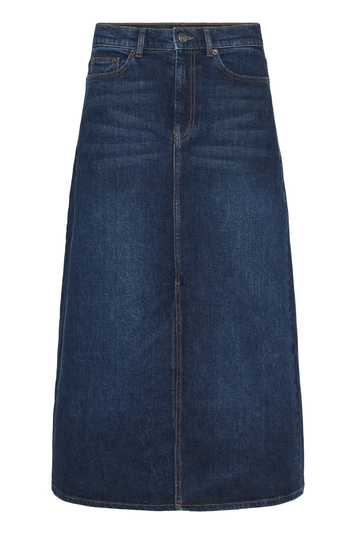 NanaIW Denim Skirt Dark Wash Denim - 30110972